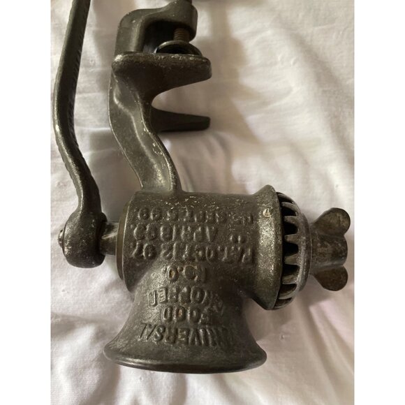 Universal No. 2 Food Chopper & Meat Grinder With Wooden Handle - Picture 2 of 16
